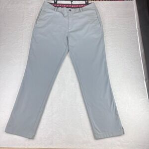 PUMA Men's Golf Pants 36x32 Gray Performance Stretch Chino Style